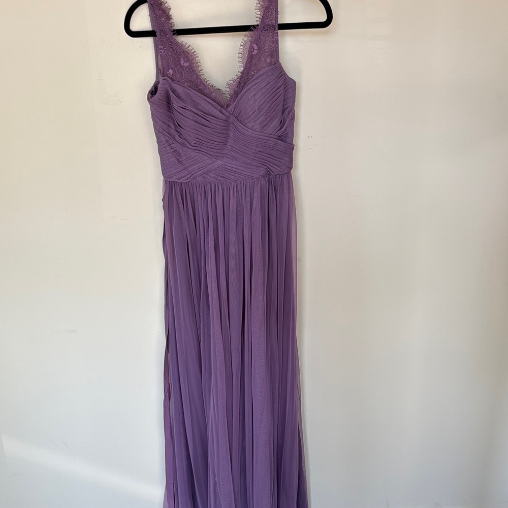 Hitherto Elegant Purple Evening Gown
